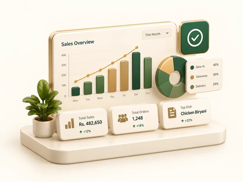 Afiyet analytics and reports