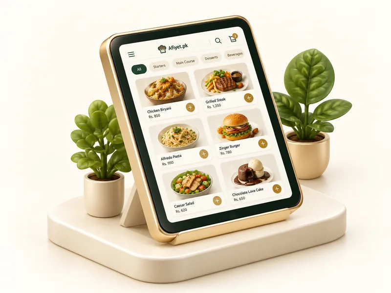 Afiyet waiter app